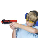 Load image into Gallery viewer, Notting Hill Battle Blazer Gun with 10 Foam Bullets | Fun Rapid Shooting Battle Fight Game for Indoor Outdoor for Kids 3+ (RED)