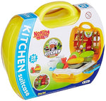 Load image into Gallery viewer, Kids Kitchen Play Set | Portable Plastic Suitcase with Cooking Accessories | 28 Pcs Kitchen Set