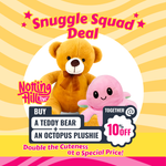 Load image into Gallery viewer, Snuggle Squad Deal, Buy a Teddy Bear and a Reversible Octopus Plushie together and get 10% Off the Total! Double the Cuteness at a Special Price!
