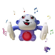 Fantastic Four Monkey Troupe, Get All 4 Dancing Spinning Monkey Toys (Yellow, Light Blue, Light Green, Purple) with 10% Off! A Colorful Quartet for Endless Fun!