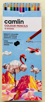 Load image into Gallery viewer, Camlin Colour pencils(12 shades)
