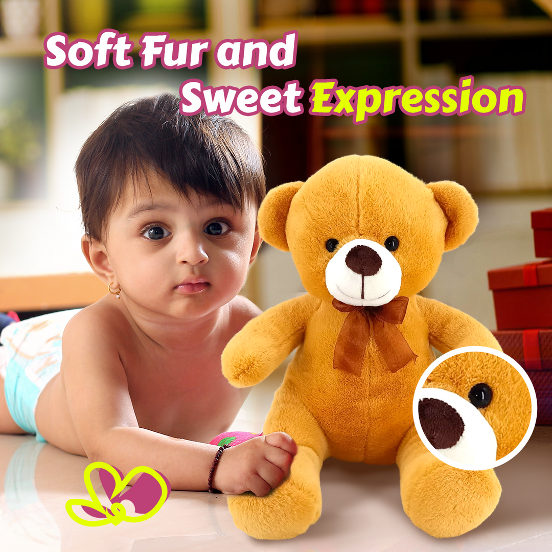 Notting Hill Soft Toys Teddy Bear for Kids - Super Soft Stuffed Animal - Lovable, Huggable, Non-Toxic Fabric - Perfect for Birthday/Anniversary/Valentine/Gift