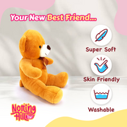 Notting Hill Soft Toys Teddy Bear for Kids - Super Soft Stuffed Animal - Lovable, Huggable, Non-Toxic Fabric - Perfect for Birthday/Anniversary/Valentine/Gift